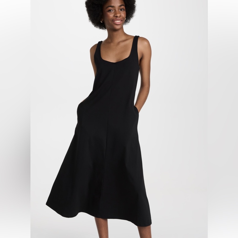 Vince Sleeveless Trapeze Dress Black Size XS